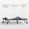 Meneflix Camping Cot for Adults with Cushion and Pillow, Portable Folding Bed for Sleeping, Heavy Duty Sleeping Cot Bed with Pad for Camping - Image 7