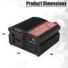 AllExtreme EXPINT02 200W Heavy Duty Portable Power Inverter 1 USB Port Charging DC to AC Output Socket - Image 7