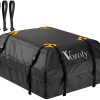 Voroly Rooftop top Cargo Carrier Bag 15 Cubic feet Waterproof for All Cars with/without Rack includes 4 Door Hooks - Image 6