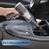 mempedont Portable Mini Car Vacuum Cleaner with,USB Rechargeable Wireless Handheld Car Vacuum Cleaner For Camping - Image 9