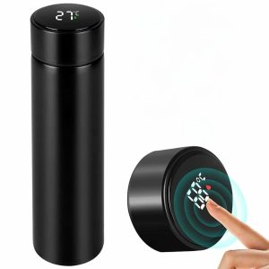 One94Store LED Temperature Display Water Bottle Double Wall Vacuum Insulated Stainless Steel Vacuum Drink Flasks Smart Water Cup for Camping