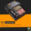 Voroly Rooftop top Cargo Carrier Bag 15 Cubic feet Waterproof for All Cars with/without Rack includes 4 Door Hooks - Image 4