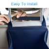 SHIBUI Trunk Backseat Organizer Large Anti-Slip Multi-Compartment Storage Utility Tool Space Saver Trash Bag For Car Organizer Back Seat,Hanging Mini Trash Bag Black. Fabric, Inside - Image 3