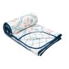 haus & kinder 100% Cotton Reversible Dohar Double Bed, Soft Lightweight Bed Blanket - Image 2