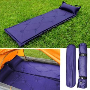 IRIS Split Joint extensible Tactics Camping pad Blue Self Inflating Sleeping Pad Camping Mattress with Conjoined Pillow