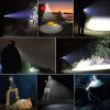 DOCOSS-2 in 1 -Zoomable Ultra Bright Waterproof Cree Rechargeable Headlamp Headlight Head torch Weatherproof LED Flash Light Spotlight Rechargable for Camping - Image 4