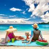 covacure Beach Blanket Beach Mat, Extra Large 210 x 200cm Water Resistant Sand Proof - Image 4