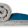 Amazon Brand - Solimo Microfibre Reversible Comforter, Double (Ash Grey & Deep Teal, 200 GSM) - Image 5
