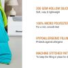 Amazon Brand - Solimo Microfiber Reversible Comforter, Single (Aqua Blue & Olive Green, 200 GSM) - Image 2