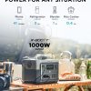 EF ECOFLOW Portable Power Station RIVER 2 Max, 512Wh LiFePO4 Battery, 10 Year Life, 0% - 100% Charge in 60 mins, Power 11 Appliances at once, 230V - 50Hz India Voltage, For Camping - Image 7