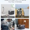 EF ECOFLOW Portable Power Station RIVER 2 Max, 512Wh LiFePO4 Battery, 10 Year Life, 0% - 100% Charge in 60 mins, Power 11 Appliances at once, 230V - 50Hz India Voltage, For Camping - Image 6