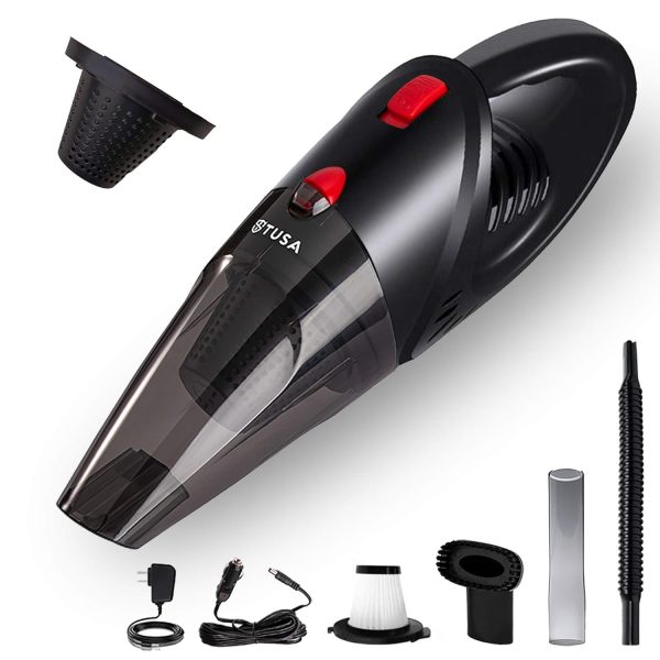 TUSA Cordless Vacuum Cleaner for Car & Home | 2X Powerfull Suction
