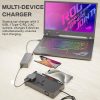 SWIPIO 150W Car Laptop Charger/Power Inverter with 2 USB(3.1A Max) + 1 C Type(1 * 18W PD) Smart USB Charging Ports, 12V DC to 220V AC, 2X Universal AC Outlet Black - Image 2