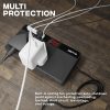 SWIPIO 150W Car Laptop Charger/Power Inverter with 2 USB(3.1A Max) + 1 C Type(1 * 18W PD) Smart USB Charging Ports, 12V DC to 220V AC, 2X Universal AC Outlet Black - Image 4