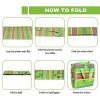 NOVAK DECORS - Foldable Plastic Floor Mat Multicolor (Chatai) Mats for Camping - Image 6