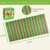 NOVAK DECORS - Foldable Plastic Floor Mat Multicolor (Chatai) Mats for Camping - Image 2